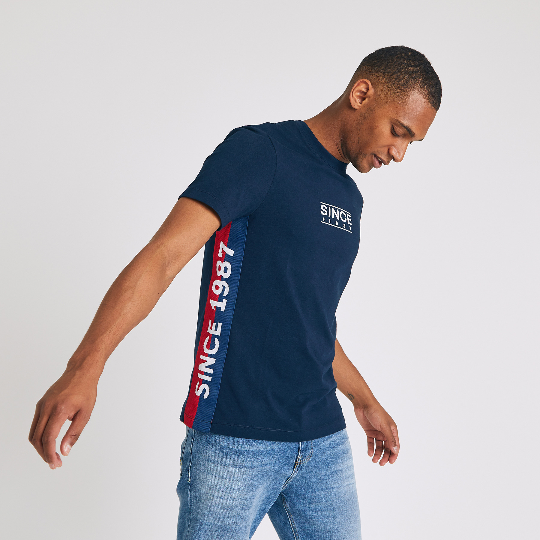 T-shirt sport COOL FIT Bleu Homme