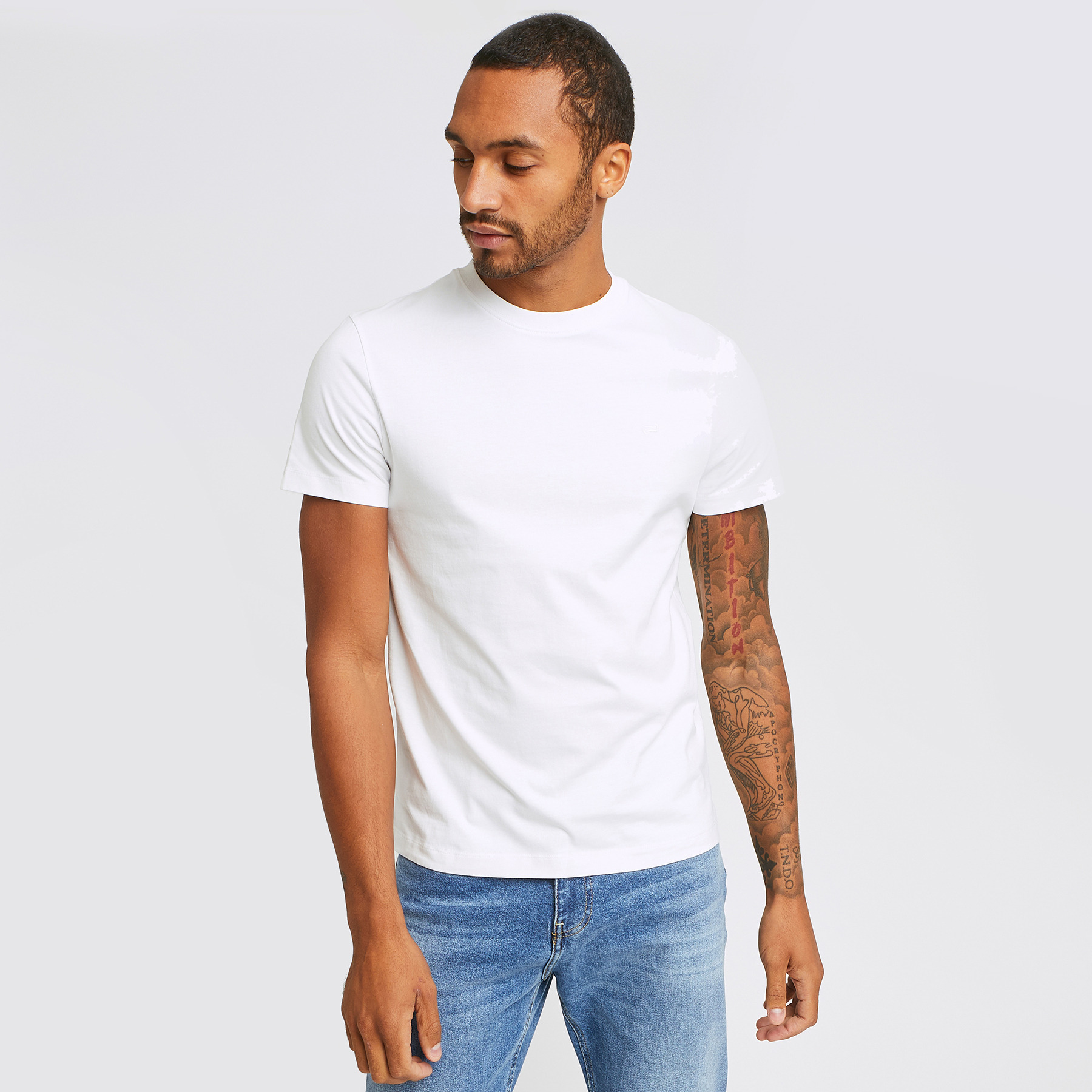 Tee-shirt Parfait coton issu de l'agriculture bio Blanc Homme