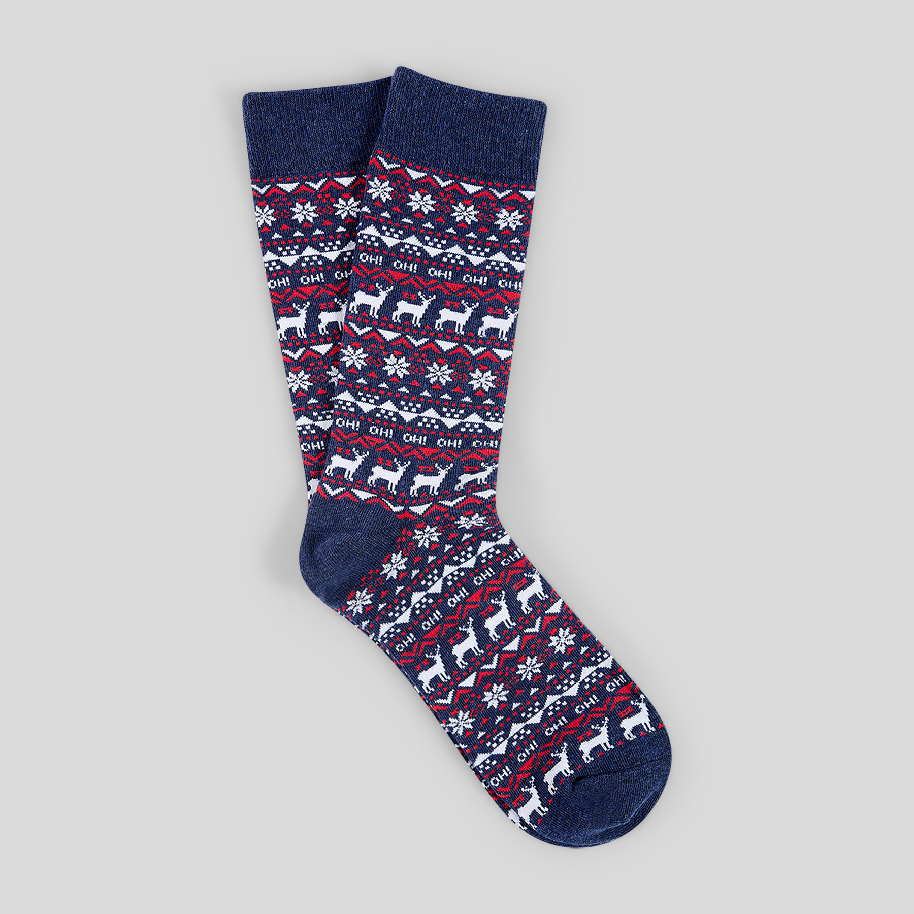 Chaussettes de Noël Bleu Homme