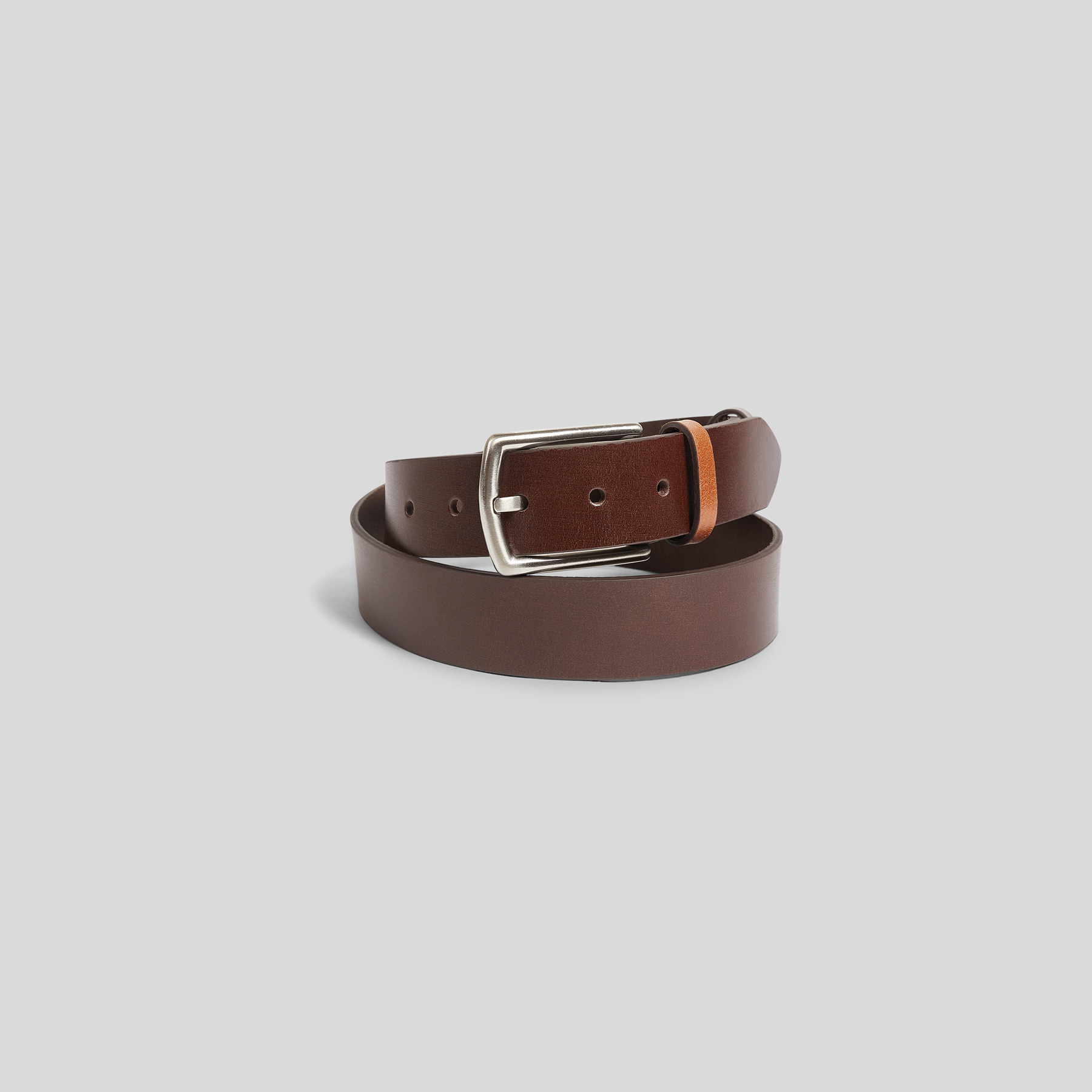 Ceinture en cuir pleine fleur à tannage végétal Marron 36/38 100% Cuir Buffle Homme Brice