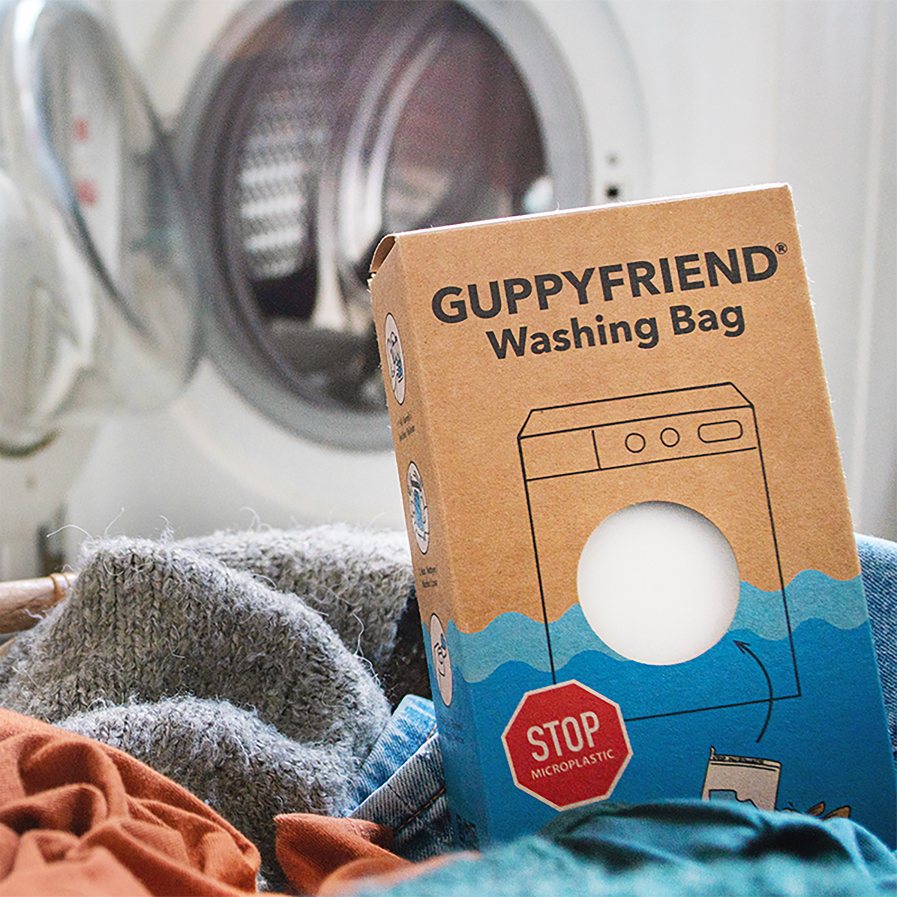 Guppyfriend® Blanc T.U.  Homme