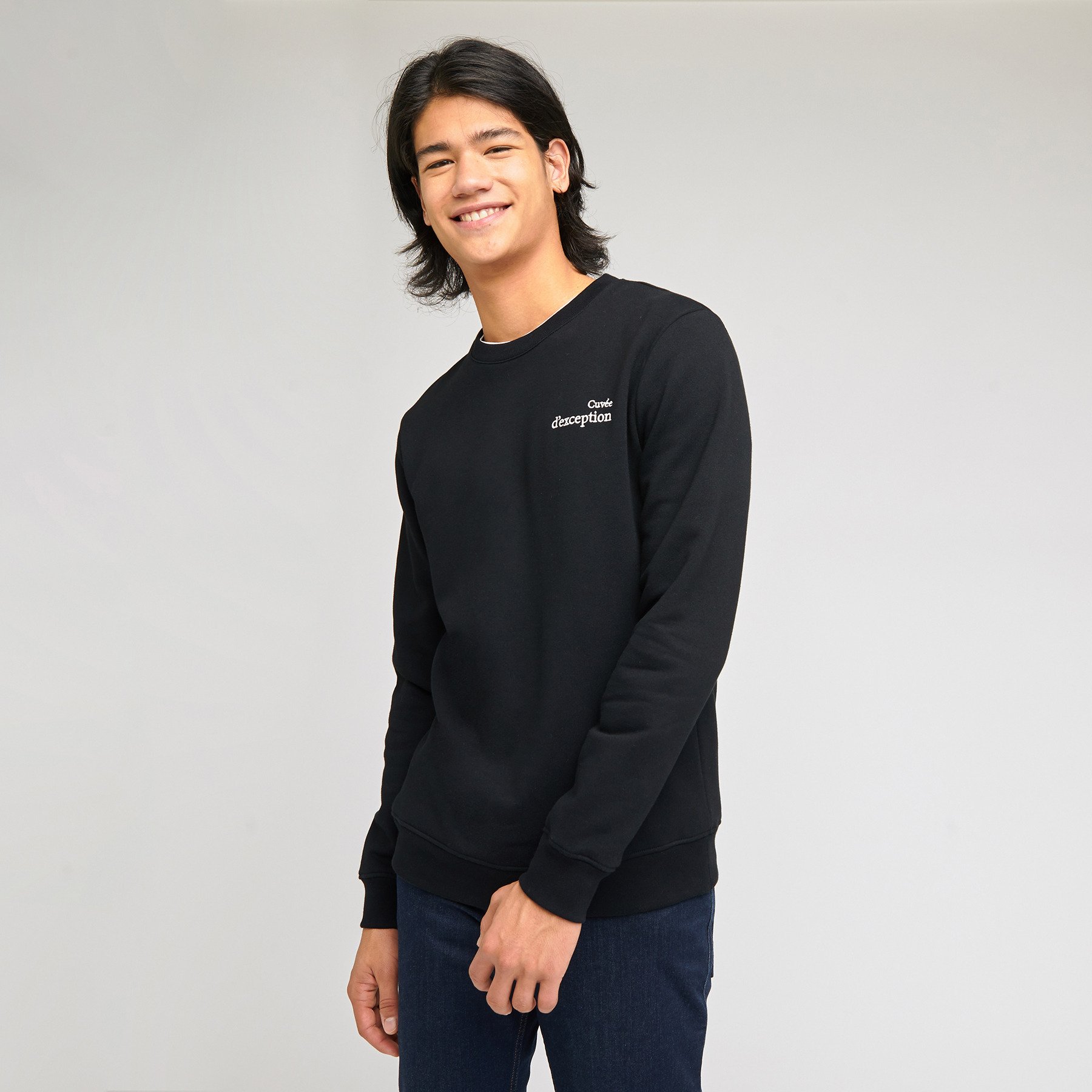 SWEATSHIRT CUVEE D'EXCEPTION Noir Homme