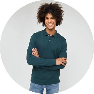 Polo manches longues