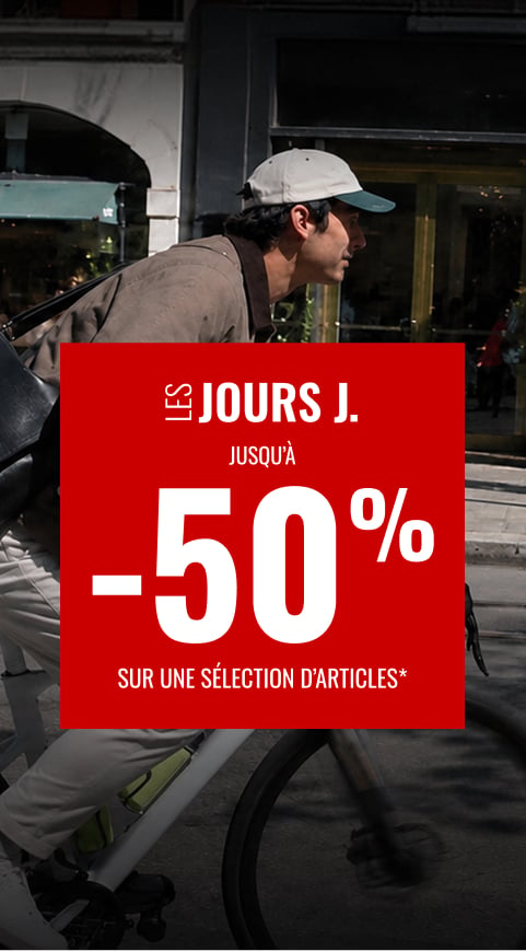 Les Jours J. jusqu'à -50%*