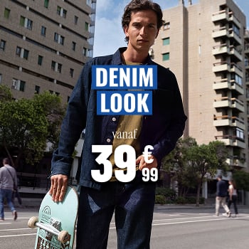 Denim look