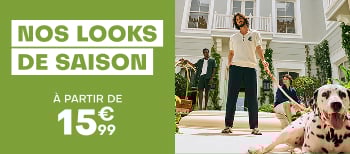 Nos looks de saison à partir de 15€99