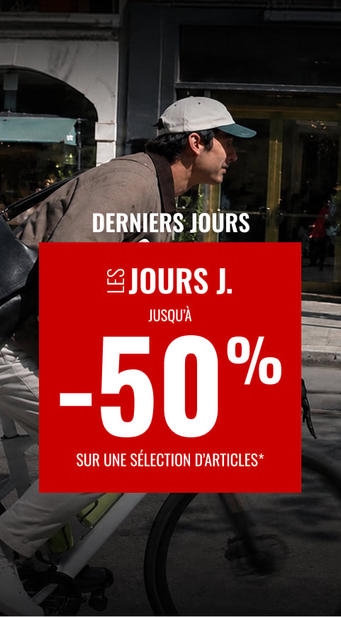 Les Jours J. jusqu'à -50%*