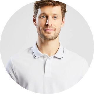 Polo blanc