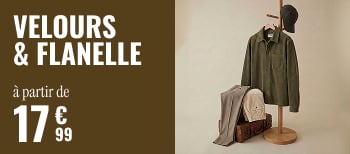 Velour & Flanelle à partir de 17€99