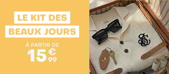 Le kit des beaux jours à partir de 15€99
