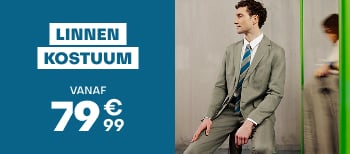 Linnen kostuum vanaf 79€99