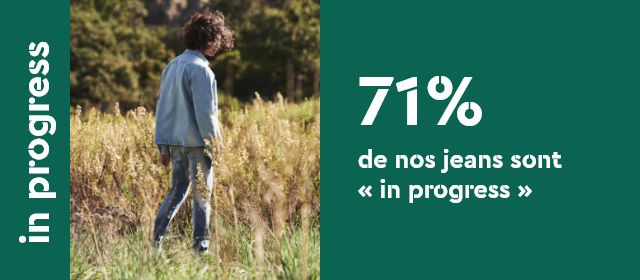  71% de nos jeans sont 