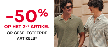 -50% op het 2de artikel*