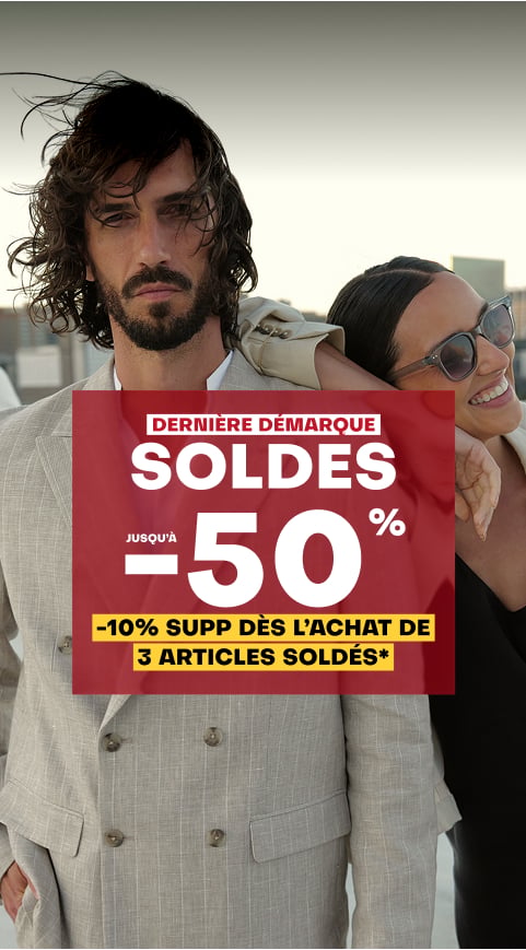 Les soldes jusqu'à -50%