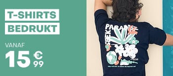 T-shirt bedrukt vanaf 15€99