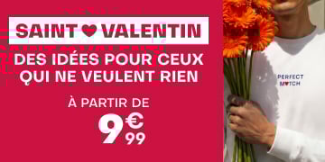 Saint-Valentin - Des idées pour ceux qui ne veulent rien - à partir de 9€99