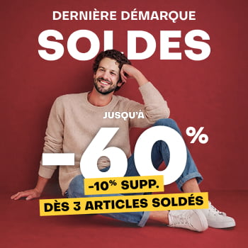 Soldes jusqu'à -50%*
