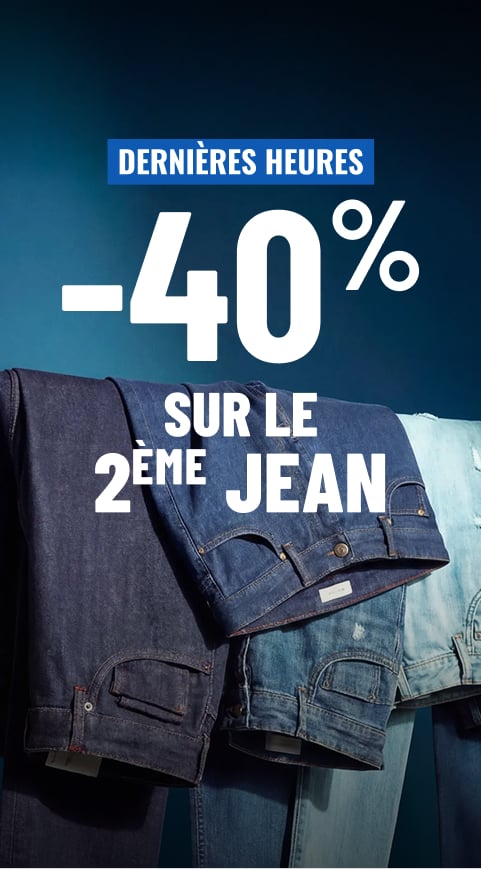-40% sur le 2ème jean