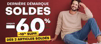Soldes jusqu'à -50%*