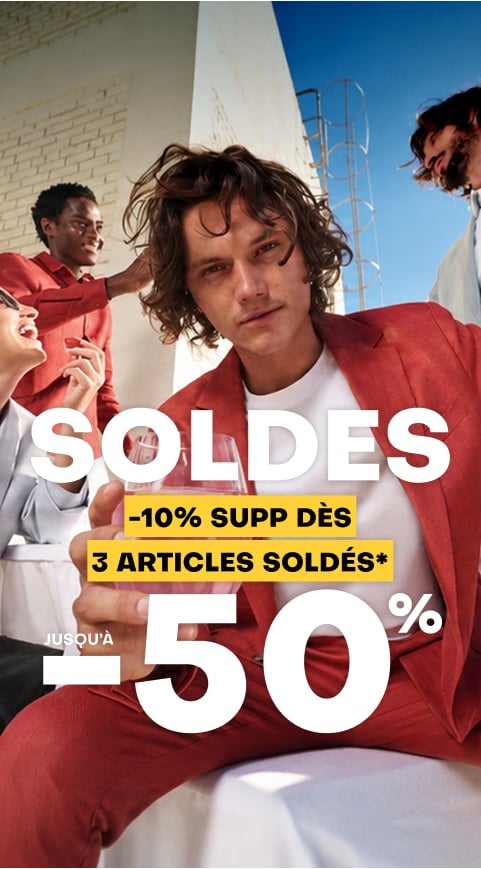 Les soldes jusqu'à -50% et -10% dès 3 articles achetés*