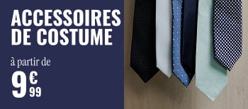 Accessoires des costumes à partir de 9€99