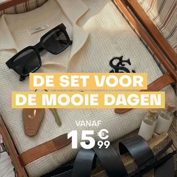 De set voor de mooie dagen vanaf 15€99