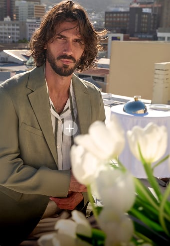 Chemise manches courtes rayée