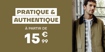 Pratique & authentique à partir de 15€99