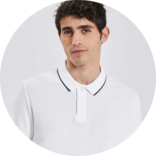 Polo blanc