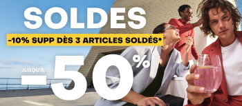 Les Soldes. jusqu'à -50%*