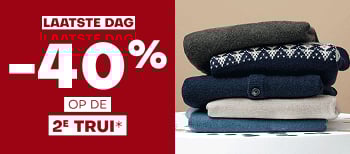 -40% op de 2e broek*