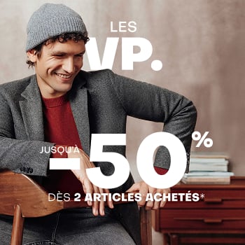 VP. Jusqu'à -50% dès 2 articles*