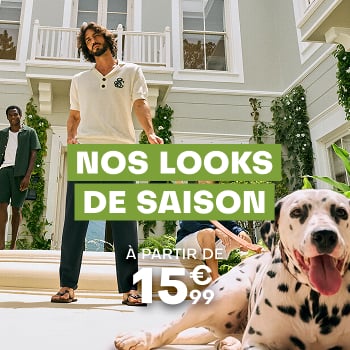 Nos looks de saison à partir de 15€99