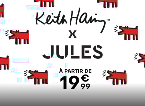 Jules x Keith Haring à partir de 19€99