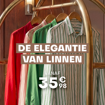 De elegantie van linnen vanaf 39€99