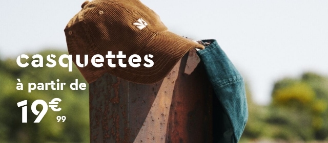 Casquette à partir de 19€