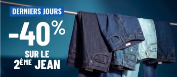 -40% sur le 2ème jean*