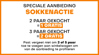 Vous êtes malin, offre spéciale chaussettes. 2 paires achetées = 1 offerte ou 3 paires achetées = 2 offertes