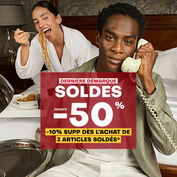 -10% supplémentaires dès l'achat de 3 articles soldès*