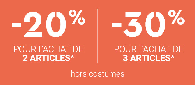 -10€ pour l'achat d'un haut + un bas*
