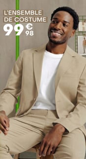 L'ensemble costume 99€98