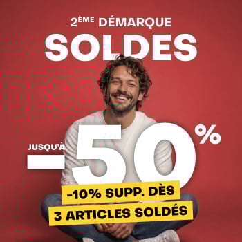 Soldes jusqu'à -50%*