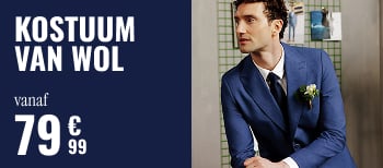 Kostuum van wol vanaf 79€99