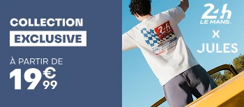 Collection Exclusive Jules x 24H Le Mans à partir de 19€99