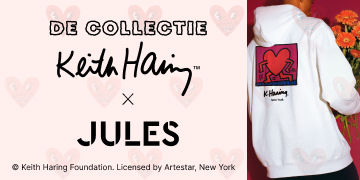 Webvoorvertoning : Jules x Keith Haring - Exclusieve collectie