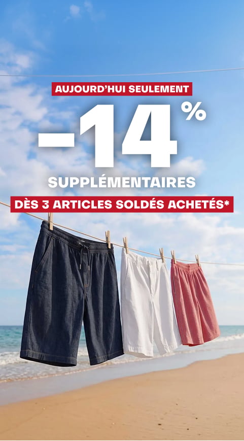 Les soldes jusqu'à -50%