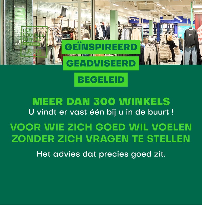 Geïnspireerd, Geadviseerd, Begeleid meer dan 300 winkels