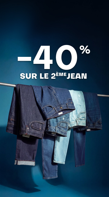 -40% sur le 2ème jean*