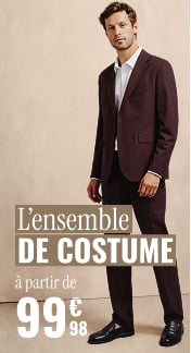 L'ensemble costume 99€98