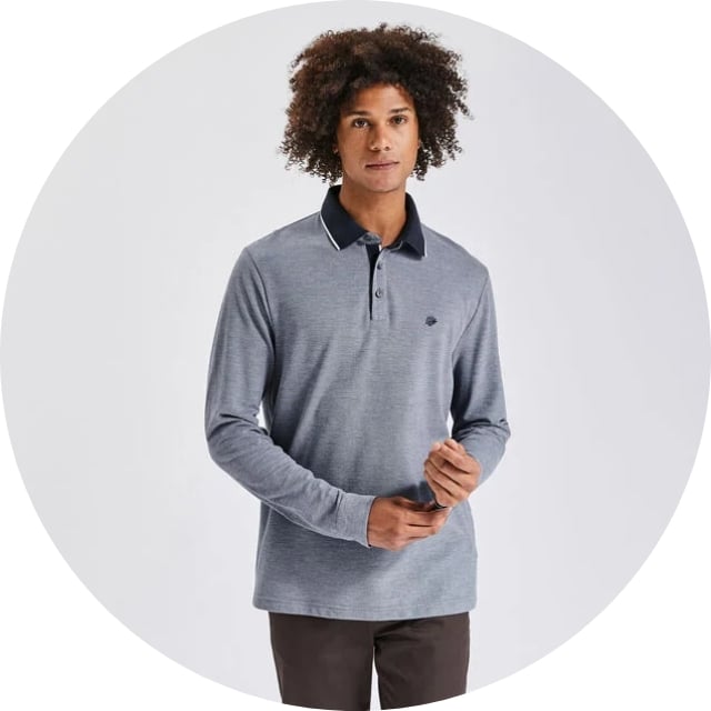 Polo manches longues